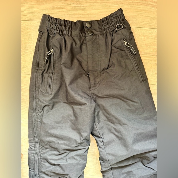 Coltech Boys Black Insulated Snow Ski Pants 3M Thinsulate Youth Size 10 - Picture 3 of 13